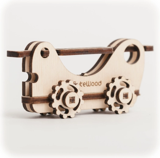 CuteWood Holz-3D-Puzzle Feuerwehrauto
