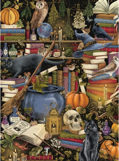 Puzzle GIBSONS The Art File: Hexerei 1000 Teile