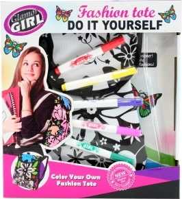 Ausmal-Rucksack für Kinder mit Textilmarkern