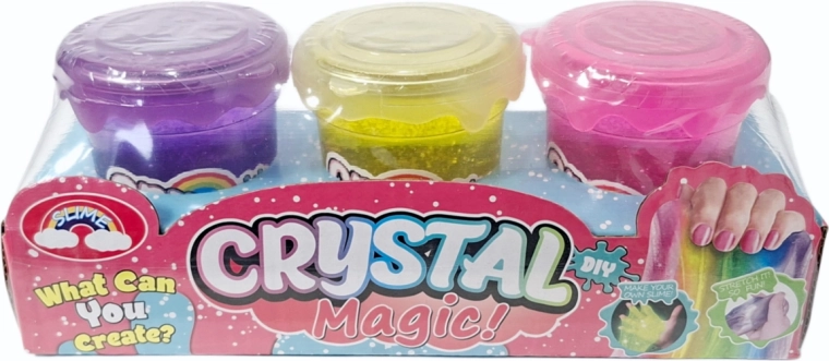 Slime – Set mit 3 bunten Bechern