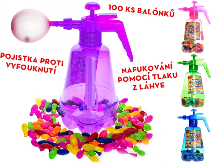 Wasserbomben mit Füllpumpe – Set mit 100 Ballons für Sommerspaß