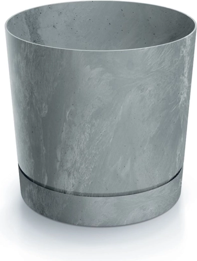 Blumentopf Tubo P Betoneffekt 29,2 cm grau