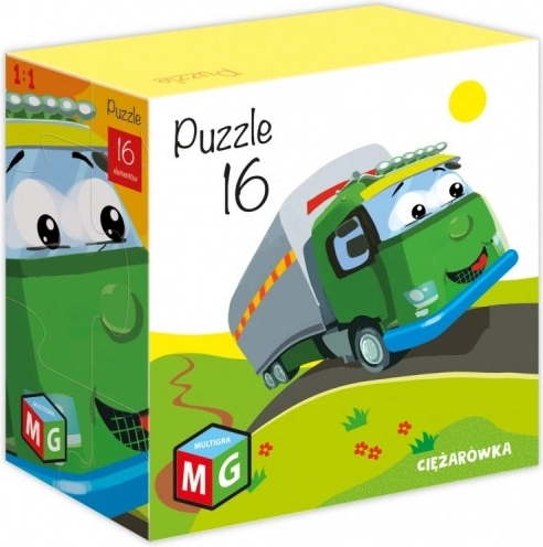 Puzzle 16 Teile Multigra Truck