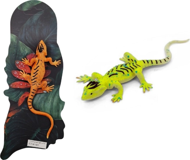 Tierfigur Eidechse mit Farbwechsel