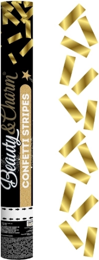 Pneumatische Konfetti – goldene Folienstreifen