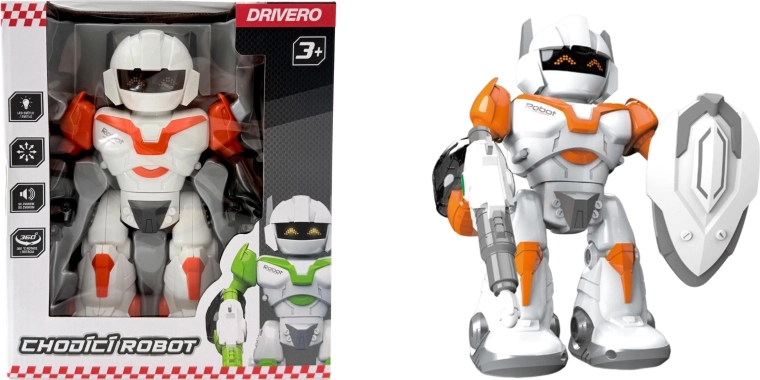 DRIVERO laufender Roboter orange