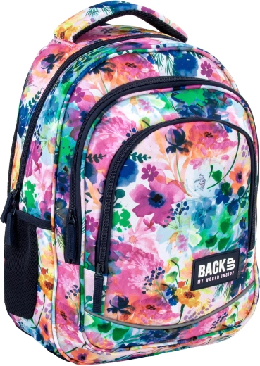 Schulrucksack BackUP Violet Bloom Spring Flowers 26 l