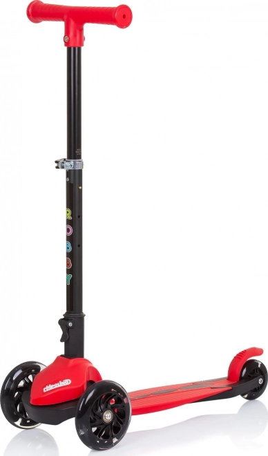 Robby-Roller mit LED-Lichtern Rot
