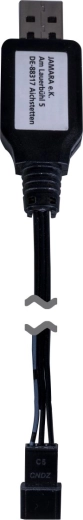 USB-Ladekabel für Bagger JCB 1:26 2,4 GHz Demolition-Set