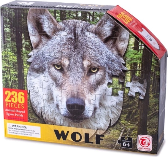Konturenpuzzle Wolf 236 Teile