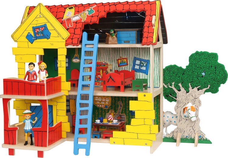 Puppenhaus Villa Kunterbunt Pippi Langstrumpf