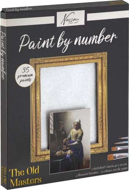 Malen nach Zahlen auf Leinwand Milk Made 40 × 50 cm