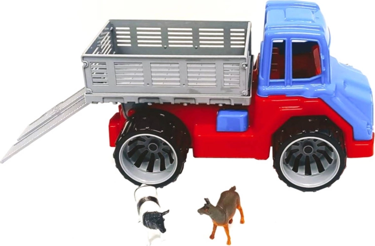 Bauernhof-Auto mit Freilauf und 2 Tieren – 1 Stück