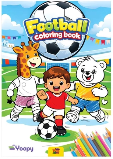Fußball-Malbuch A4