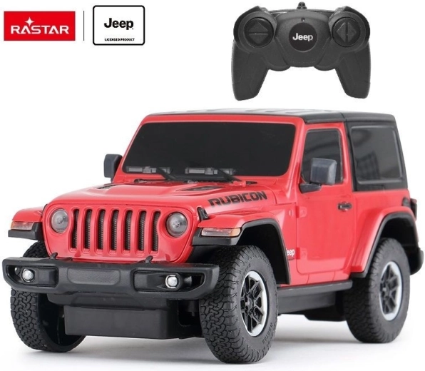 Rastar Jeep Wrangler JL Rubicon RC Auto 1:24 rot - 1 Stück