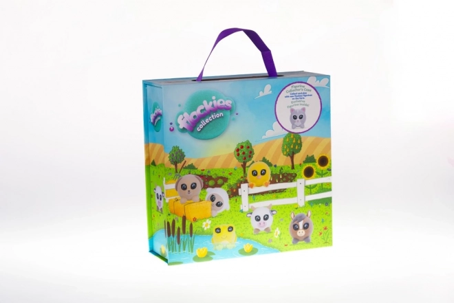 Flockies Tierhaus mit Figur Katze Caroline