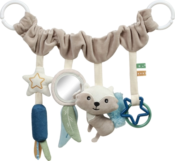 Hängespielzeug BABYONO Raccoon für Kinderwagen und Autositz