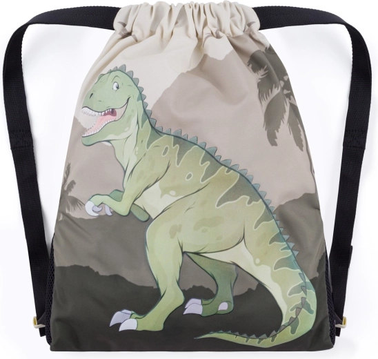 Bagmaster Schulbeutel für Hausschuhe und Sport – Lumi Dinosaurier