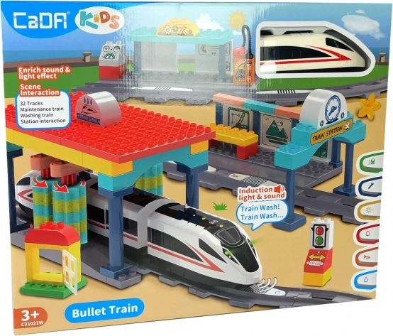 Bausteinset Bahnhof CADA 108 Teile