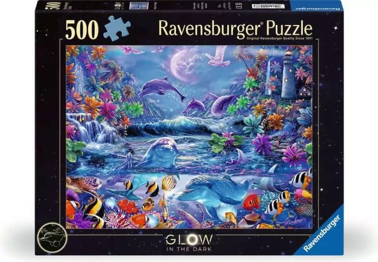 Ravensburger Leuchtpuzzle „Zauber des Mondscheins“ 500 Teile