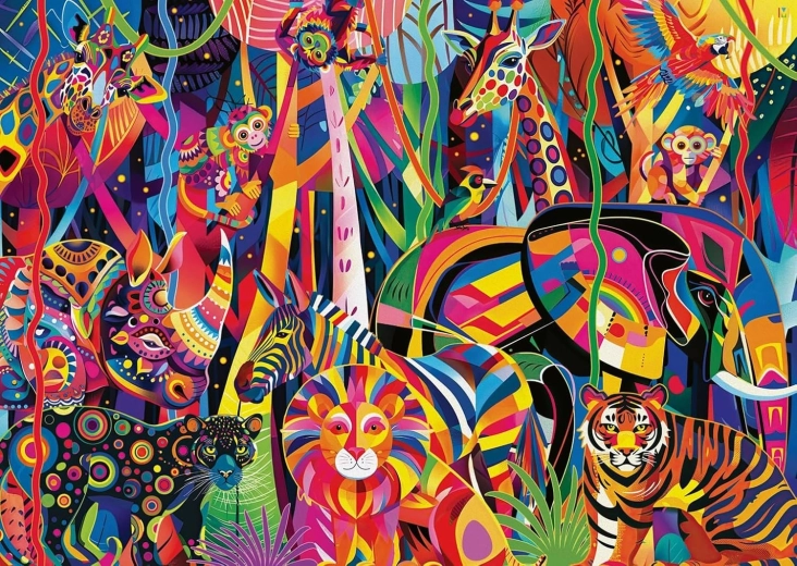 Ravensburger Puzzle Bunte Dschungel XXL 500 Teile