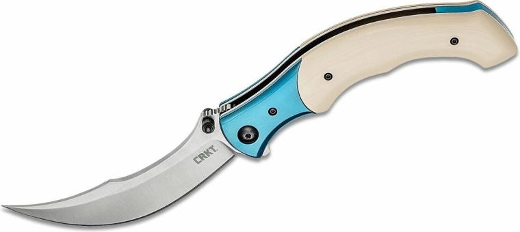 CRKT Ritual Ivory Blue Klapp-Taschenmesser 11 cm