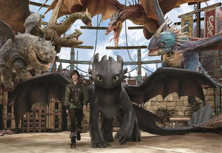 Clementoni Puzzle Drachenzähmen leicht gemacht – Team, 104 Teile