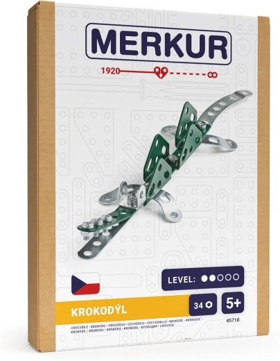 Merkur Mini Zoo – Krokodil, 34 Teile