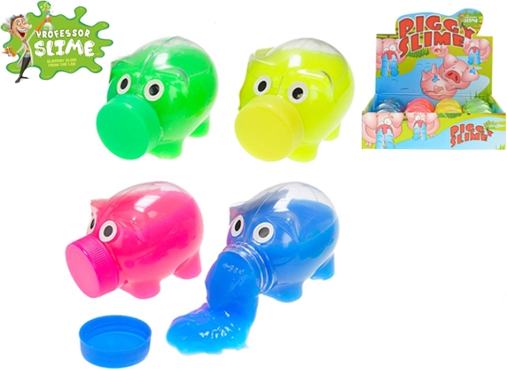 Professor Slime Schleim-Schweinchen 9 cm – 4 Farben