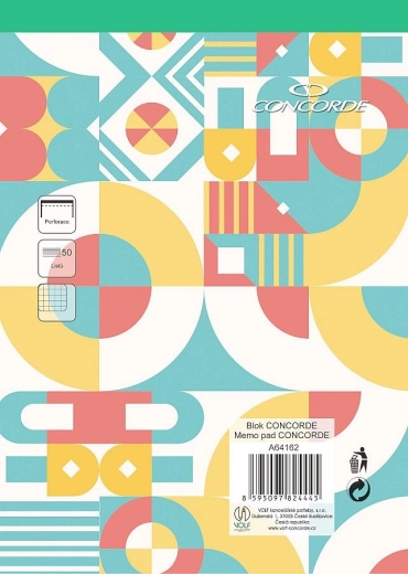 Block A4 kariert, 50 Blatt