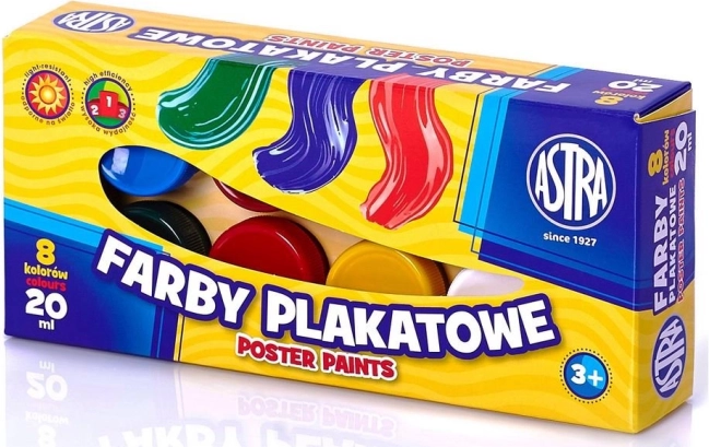 Tempera-Farben ASTRA 8×20 ml
