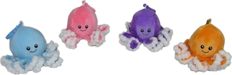 Plüsch-Oktopus Schlüsselanhänger 14 cm