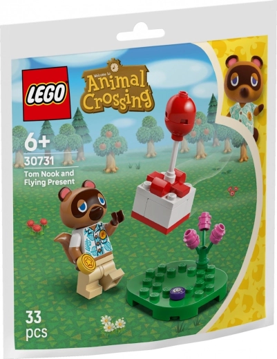 Bausteinset ANIMAL CROSSING Tom Nook und fliegendes Geschenk