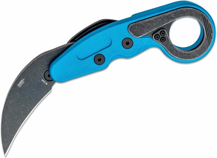CRKT Provoke Blue Metallic Karambit mit kinematischer Öffnung