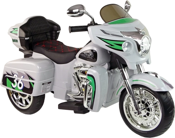 Elektrisches Kinder-Dreirad Goldwing, grau
