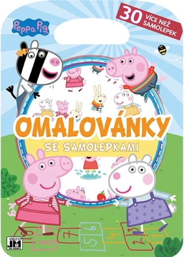 Malbuch mit Stickern Peppa Wutz