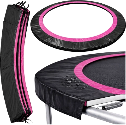 Schwarze-pinke Schutzabdeckung für die Federn des Sport Max Trampolins, 183 cm