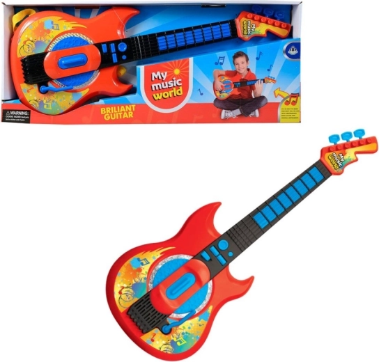 Elektrische Rockgitarre für Kinder, batteriebetrieben