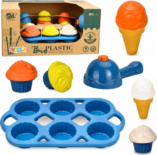 Ökologisches Kinder-Set zur Herstellung von Eis und Desserts, 26-teilig