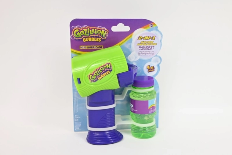Gazillion Mini Hurricane automatischer Mini-Seifenblasenmacher mit Batteriebetrieb