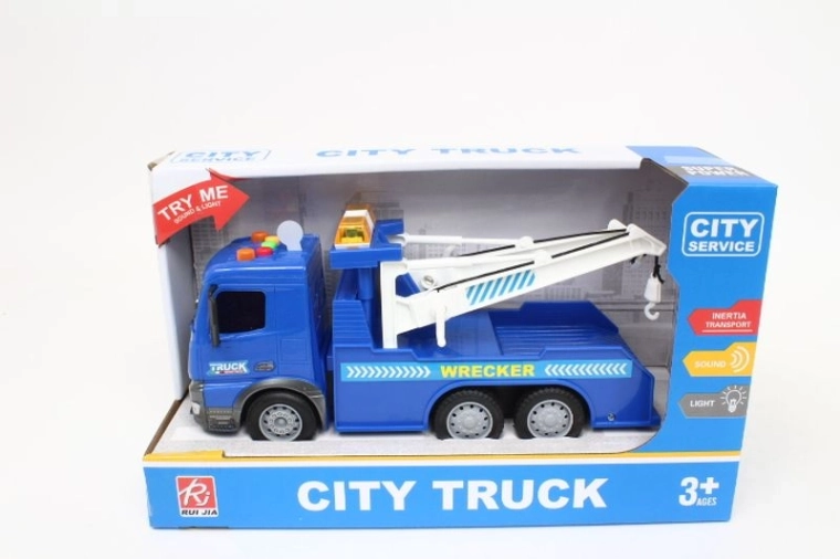 Abschleppwagen mit Licht- und Soundeffekten in der Box