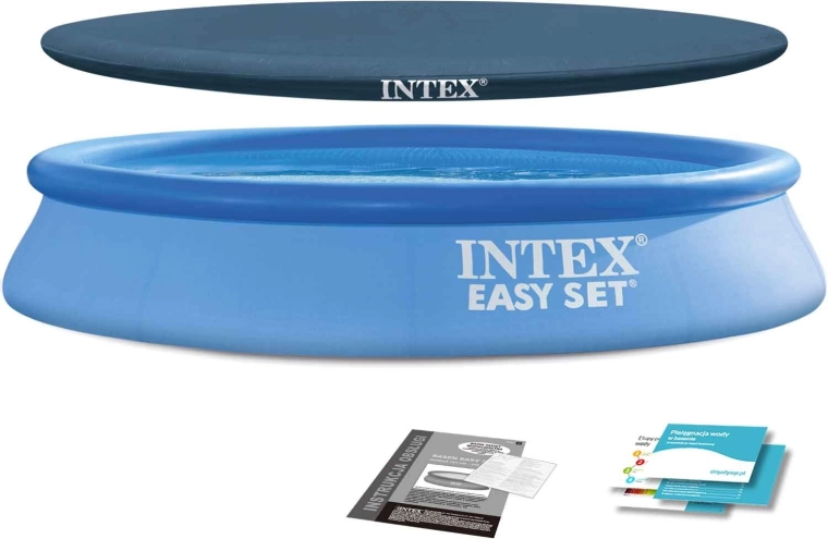 Garten-Selbstaufstellpool 305 × 61 cm mit Abdeckung INTEX