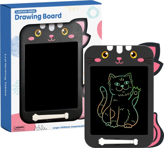 Löschbare Kinder-Zeichentafel Katze 26,7 cm