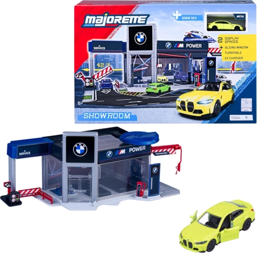 Majorette BMW Showroom Spielset mit BMW M3