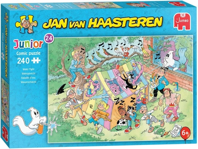 JUMBO Puzzle Jan van Haasteren Junior Wasserschlacht, 240 Teile