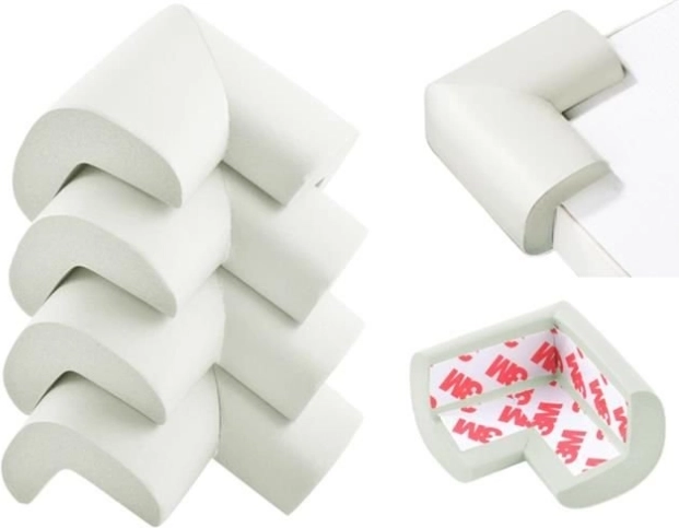 Schaumstoff-Eckenschützer – 4 Stk. – Weiß