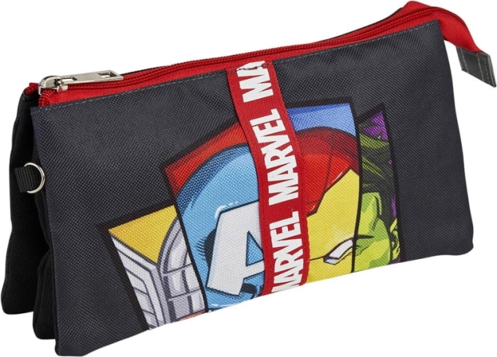 Marvel Avengers Federmäppchen mit 3 Fächern