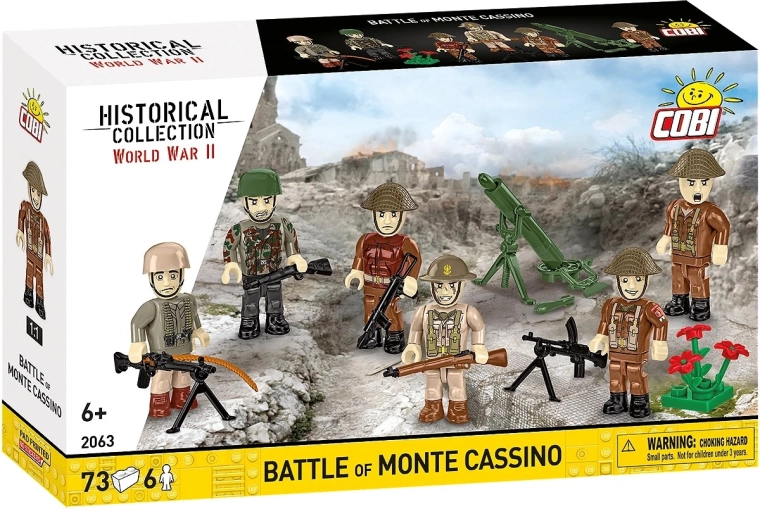 Baustellenset Schlacht um Monte Cassino – COBI Figuren und Ausrüstung