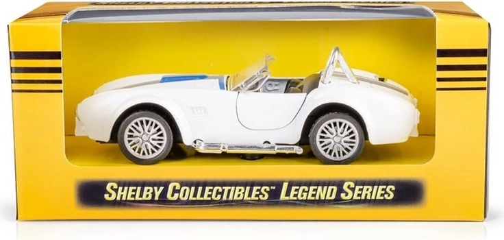 Shelby Cobra 1:32 weißes Metallauto mit Pull-Back