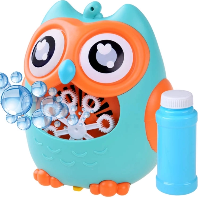 Seifenblasenautomat Eule – Blau